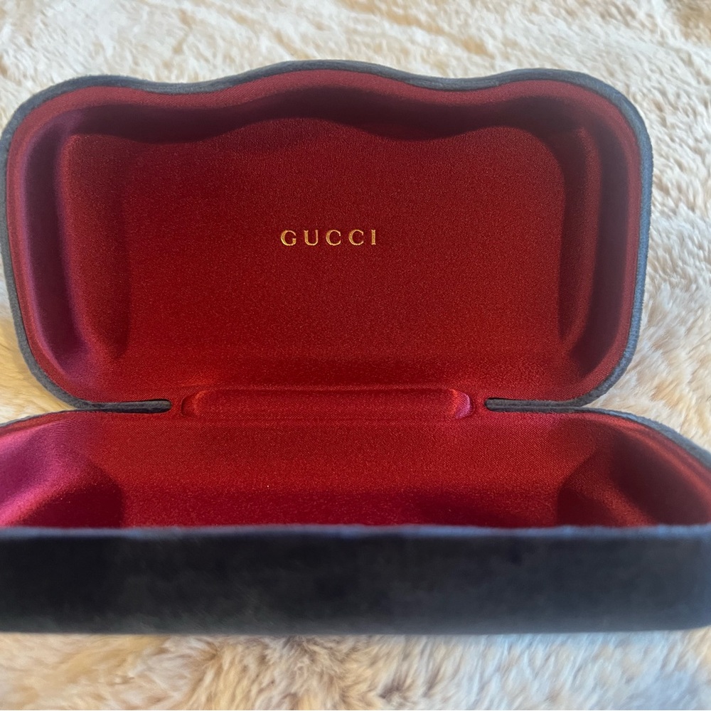 Gucci blue velvet sunglasses